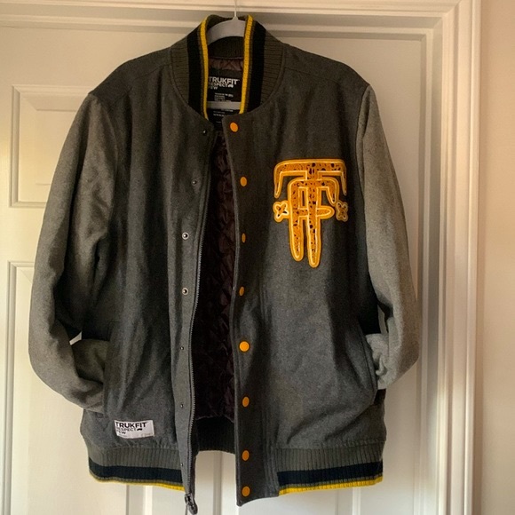 Trukfit “Trukfit Mob To The End” Gray & Yellow Men’s - Picture 2 of 16